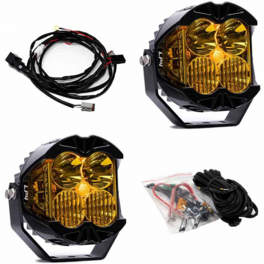 LP4 Pro Amber Driving/Combo LED Pod Light - Pair | Baja Designs 297813